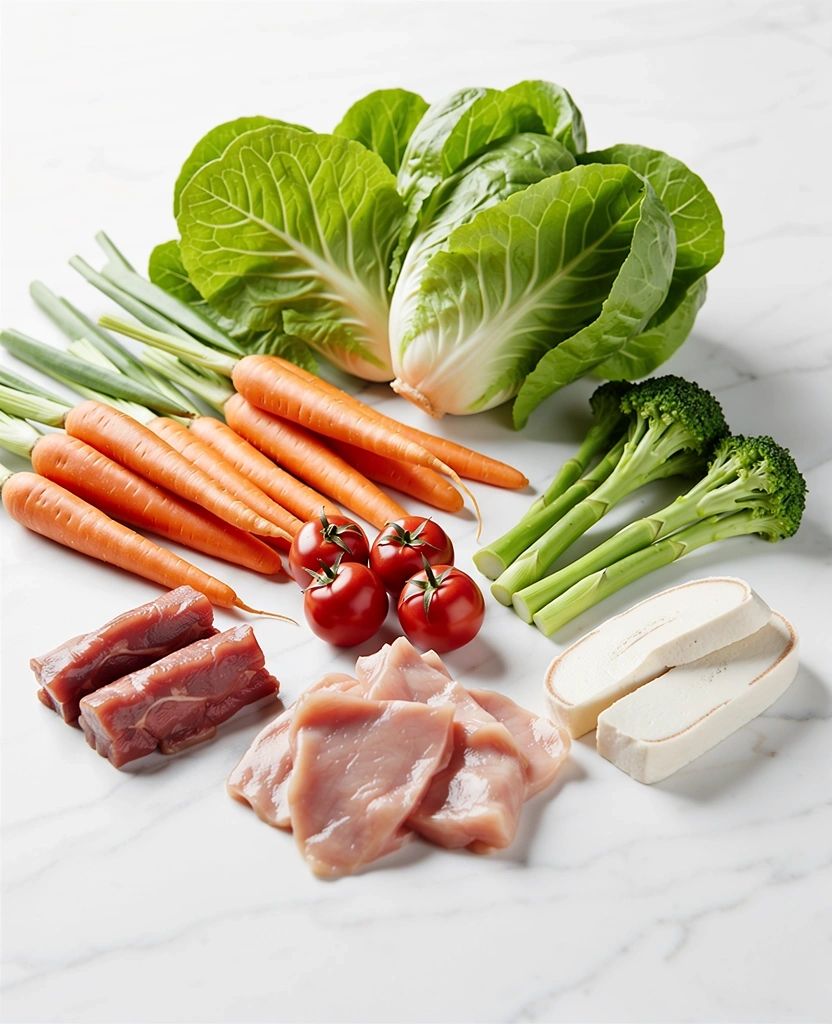 Frische gesunde Lebensmittel